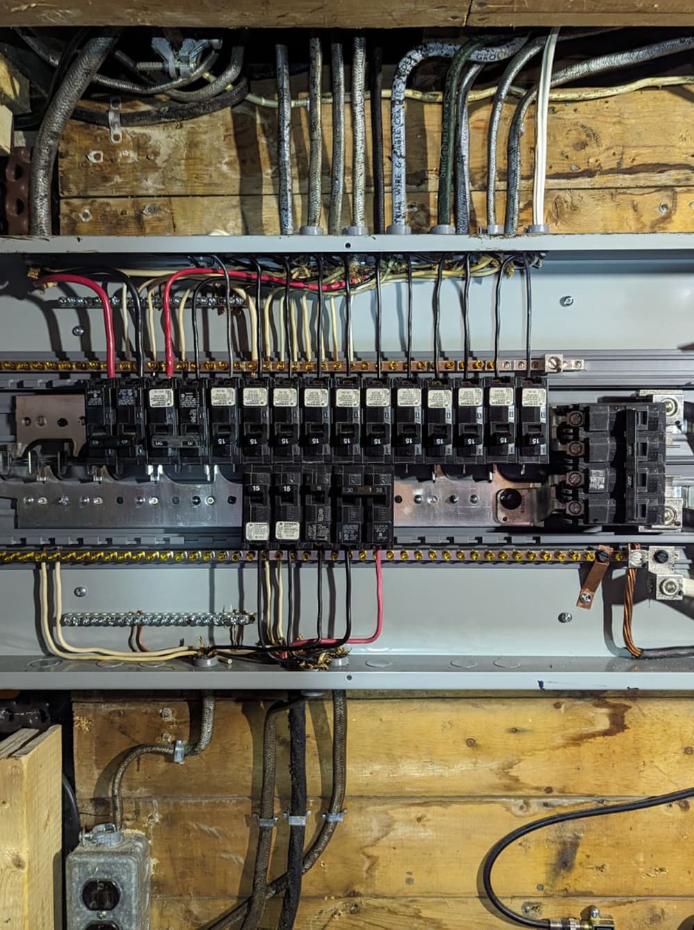 Wiring and conduit work